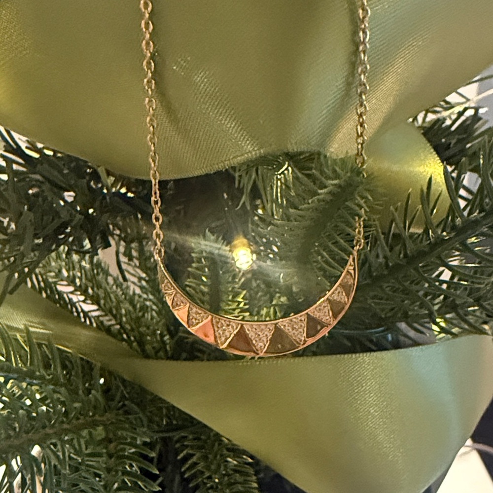 Gorjana Gold Crescent Necklace